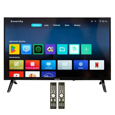 Smart TV Smartfy STV32 - HD - HDMI/USB - 2 Controles - Android 14 - 32''