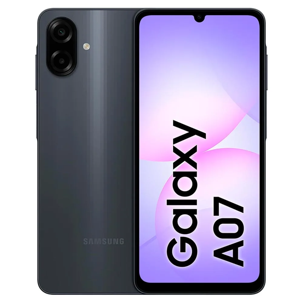 Celular Samsung Galaxy A07 SM-A075M - 4/128GB - 6.7'' - Dual-Sim - Negro