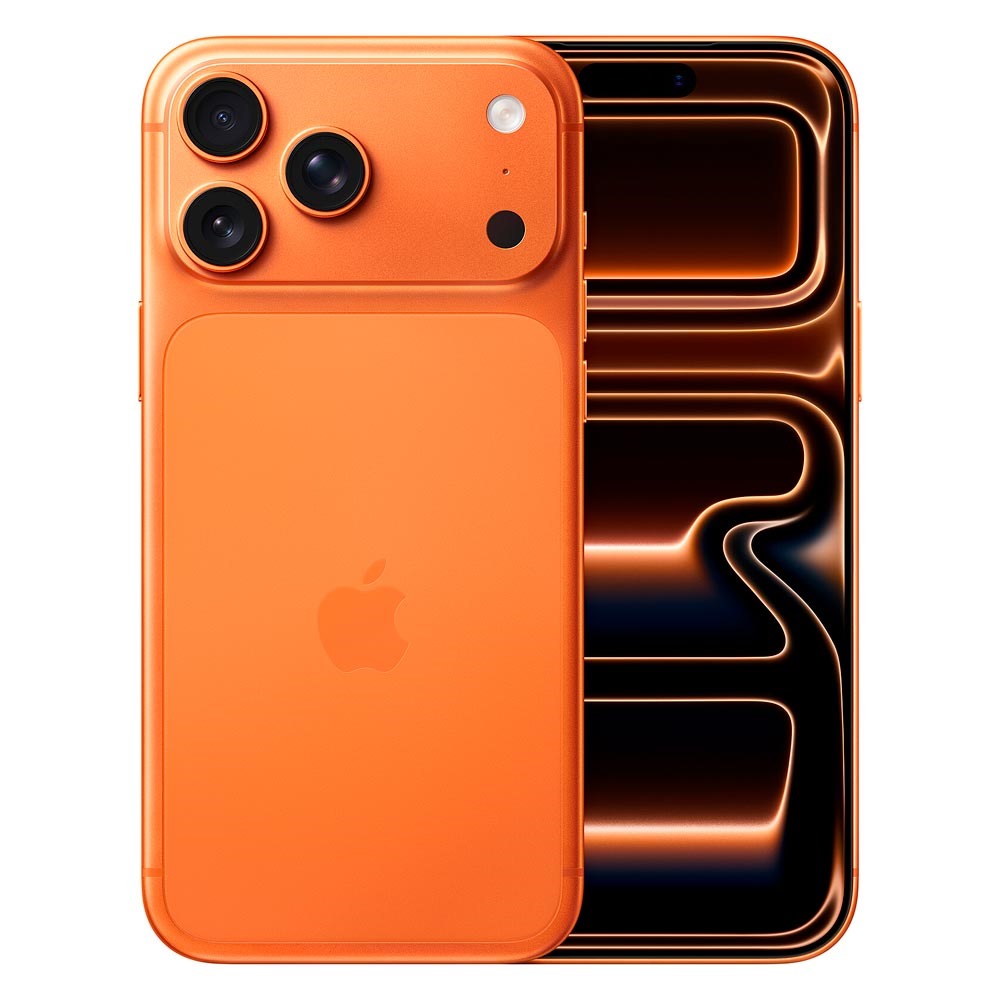 Celular Apple iPhone 17 Pro A3256LL - 12/256GB - 6.3'' - E-Sim - NFC - Cosmic Orange