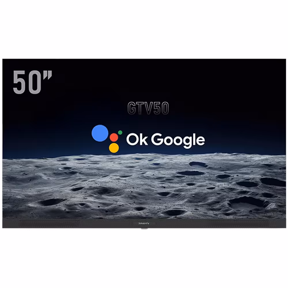 Smart TV Smartfy GTV50 - 4K - HDMI/USB - Com SoundBar - Google TV - 50''