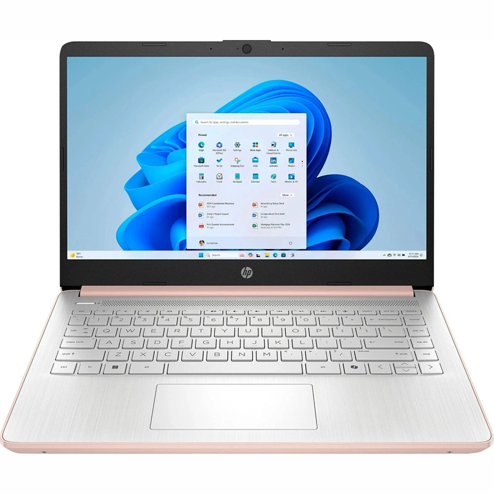 Notebook HP 14-DQ6105DX - Intel Celeron N150 0.8GHz - 4/128GB - 14'' - Rose Gold